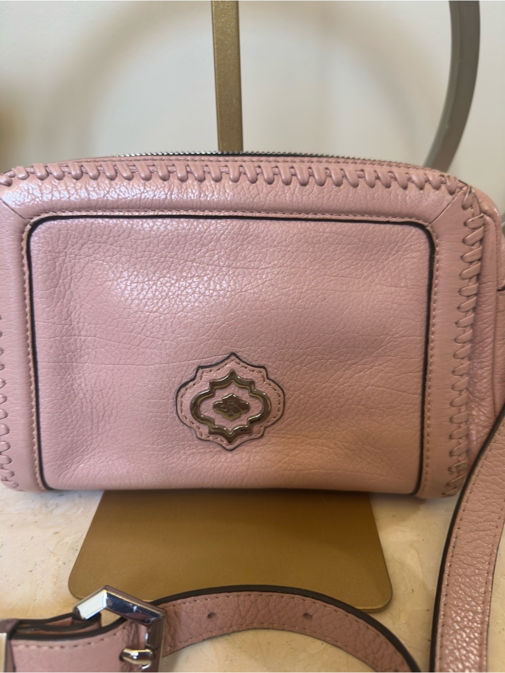 orYANY Pink Leather Crossbody Bag - Women - Picture 2 of 14